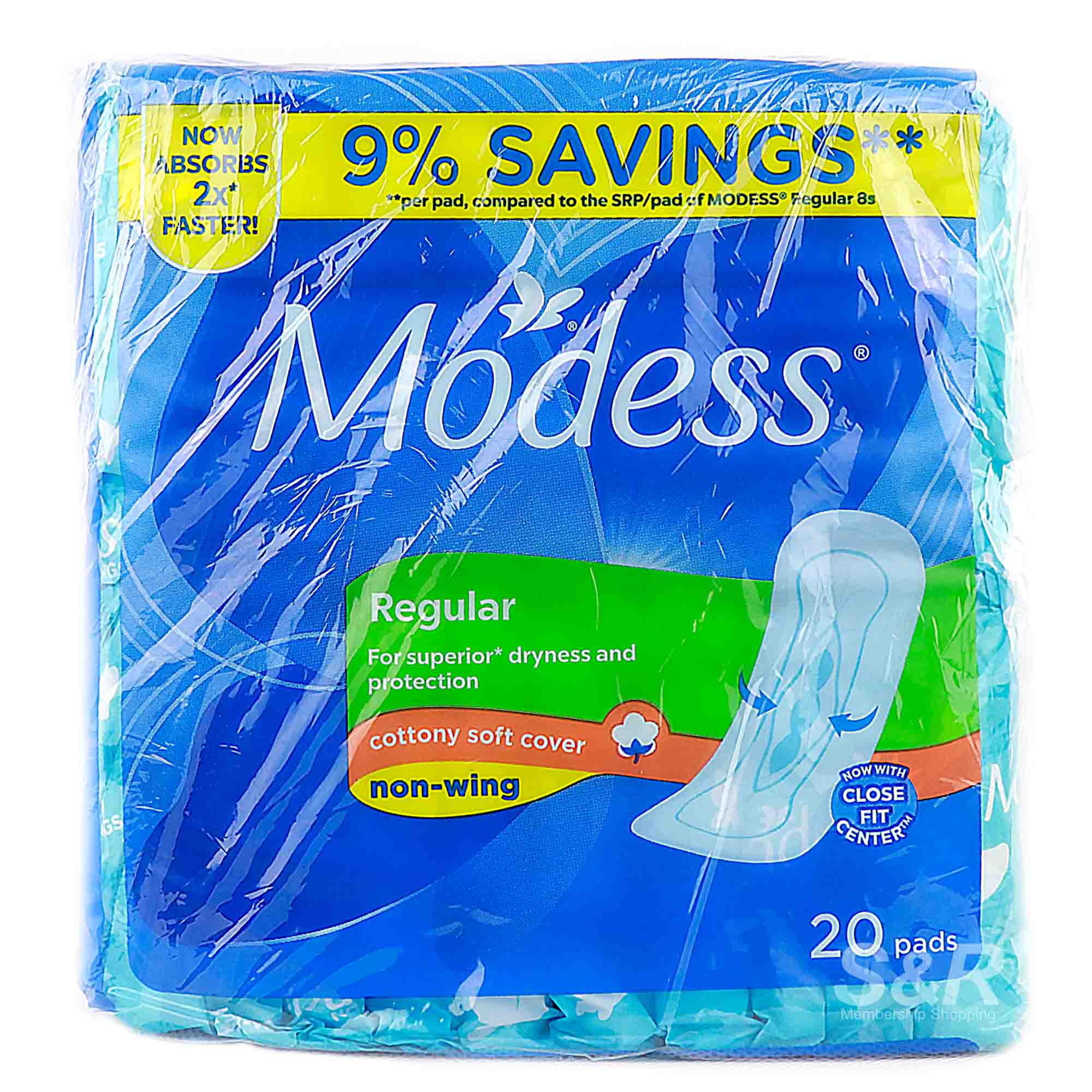 Modess Regular Non-wing 40 pads Modess Regular Non-wing 40 pads